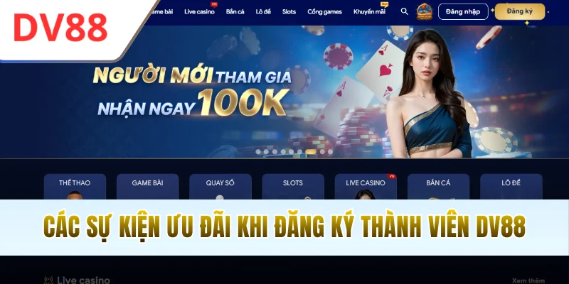 Đăng Ký DV88 Nhanh Gọn Chỉ Mất 1 Phút Tặng Thưởng +100K - HAMUZI